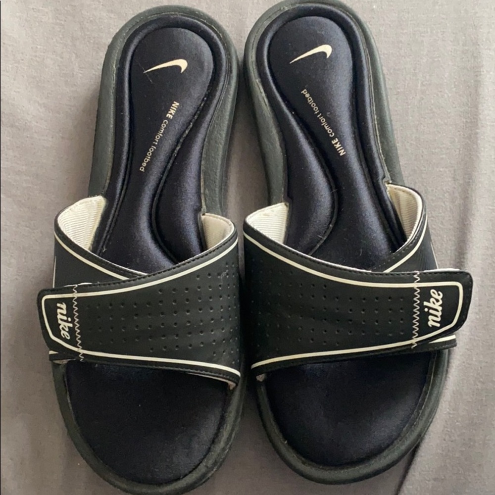 Nike Black Slide Sandals size 9